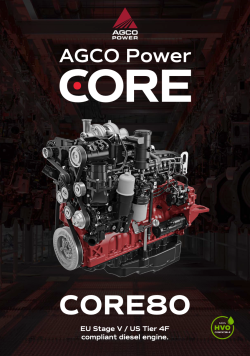 CORE80 – 8-liter 6-cylinder off-road engine